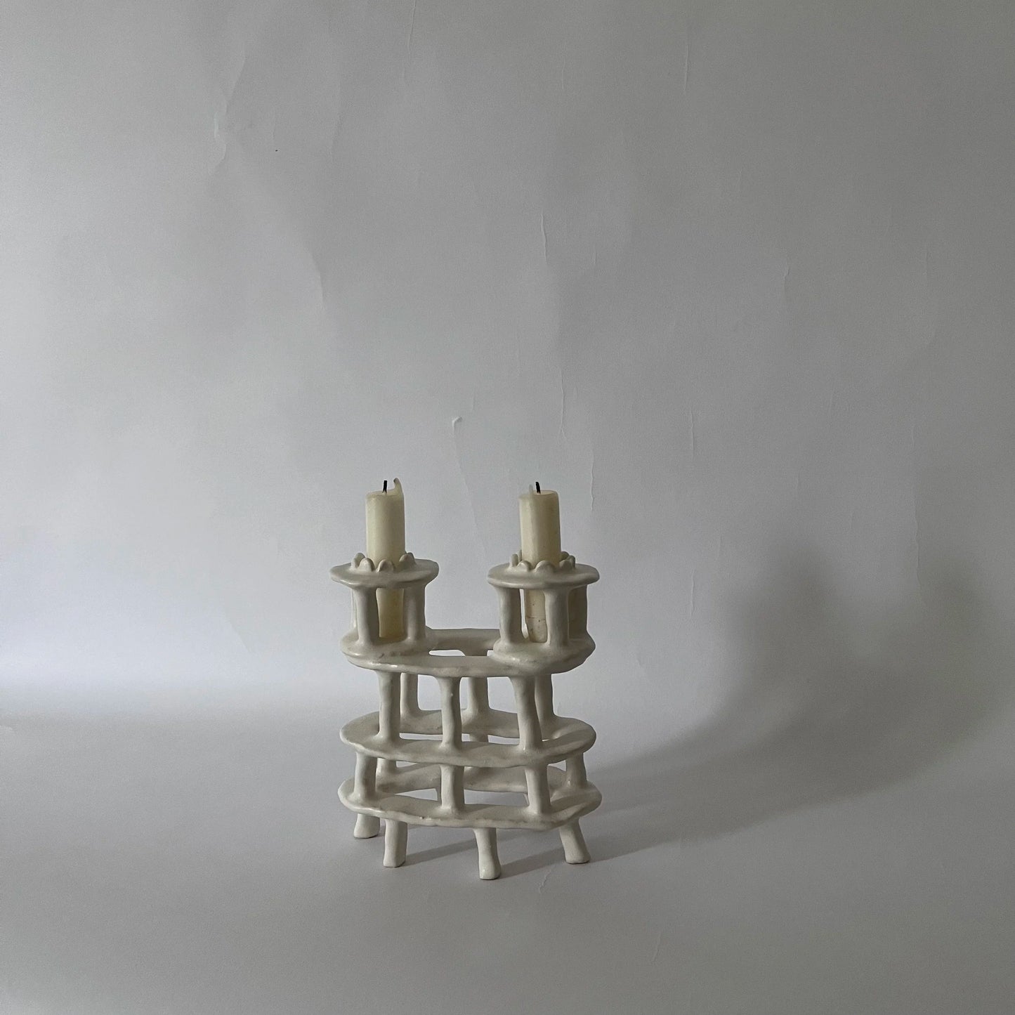 double colosseum candleholder
