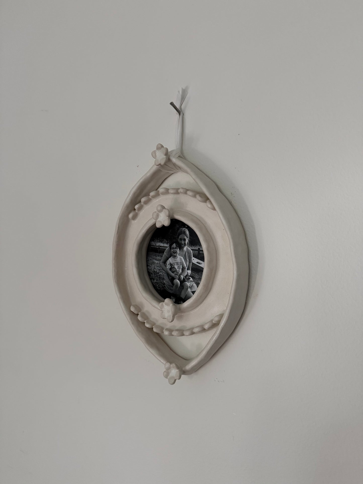 flowered picture framed
