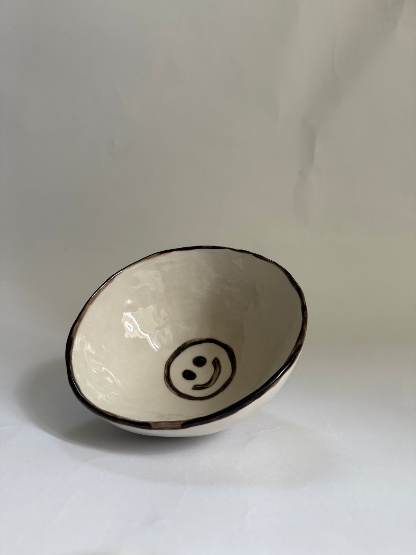 smile cereal bowl