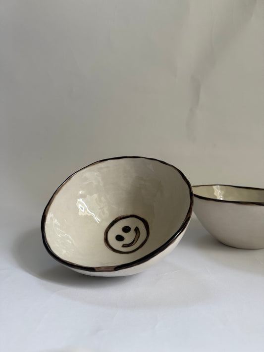 smile cereal bowl