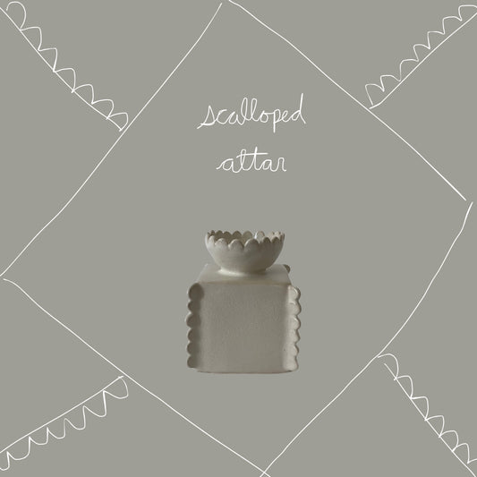 scalloped altar