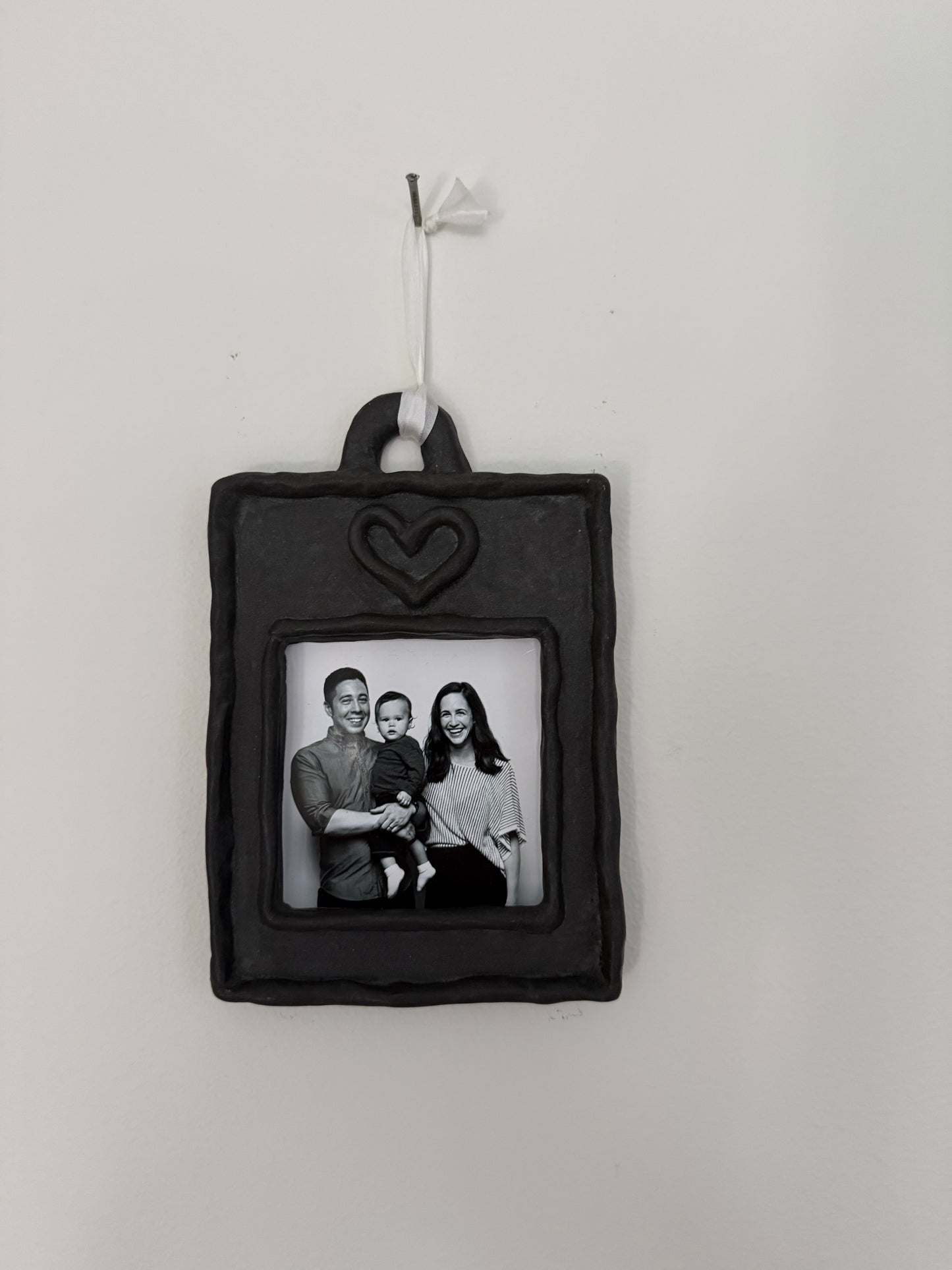 hearted picture frame