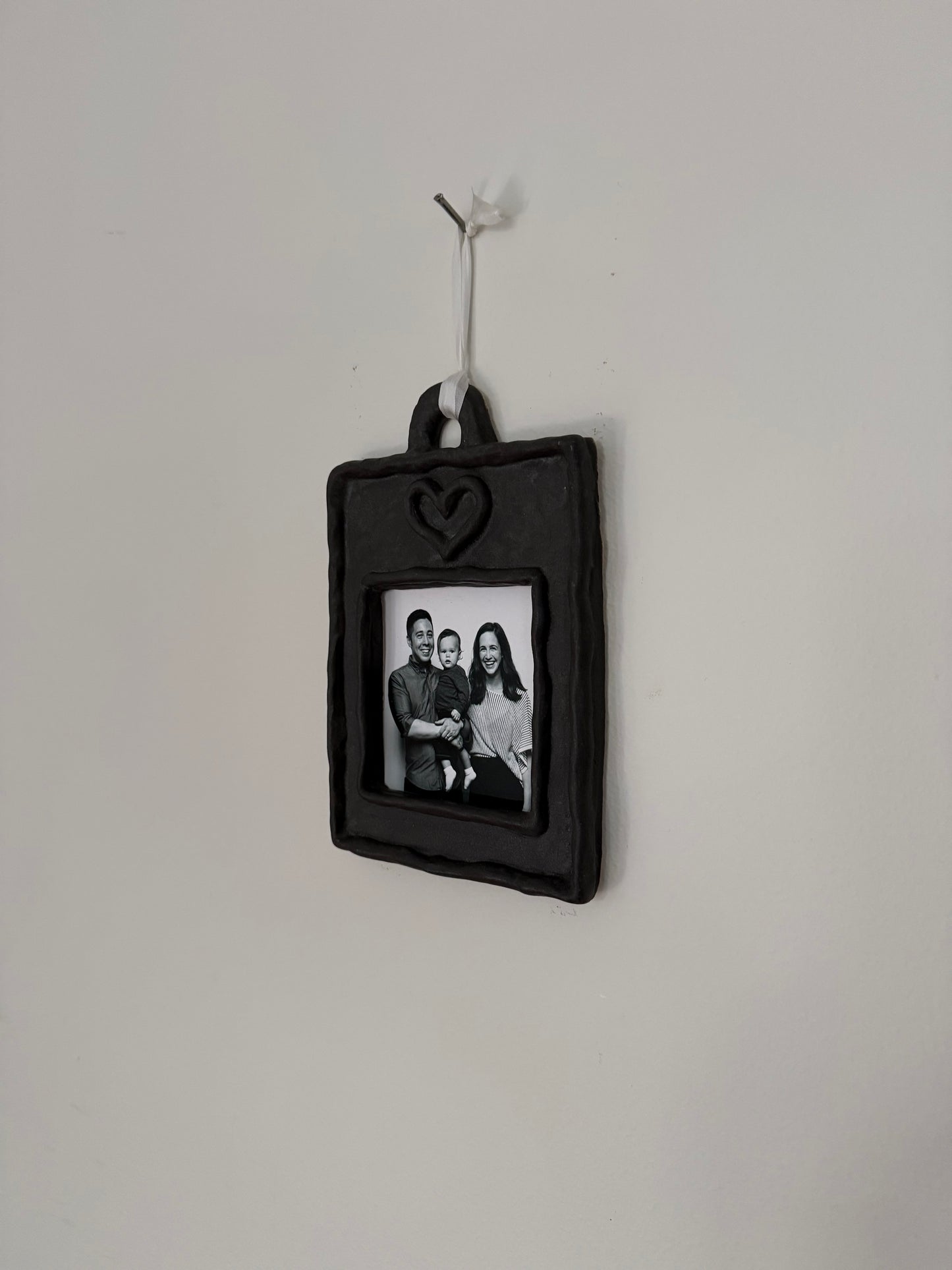 hearted picture frame
