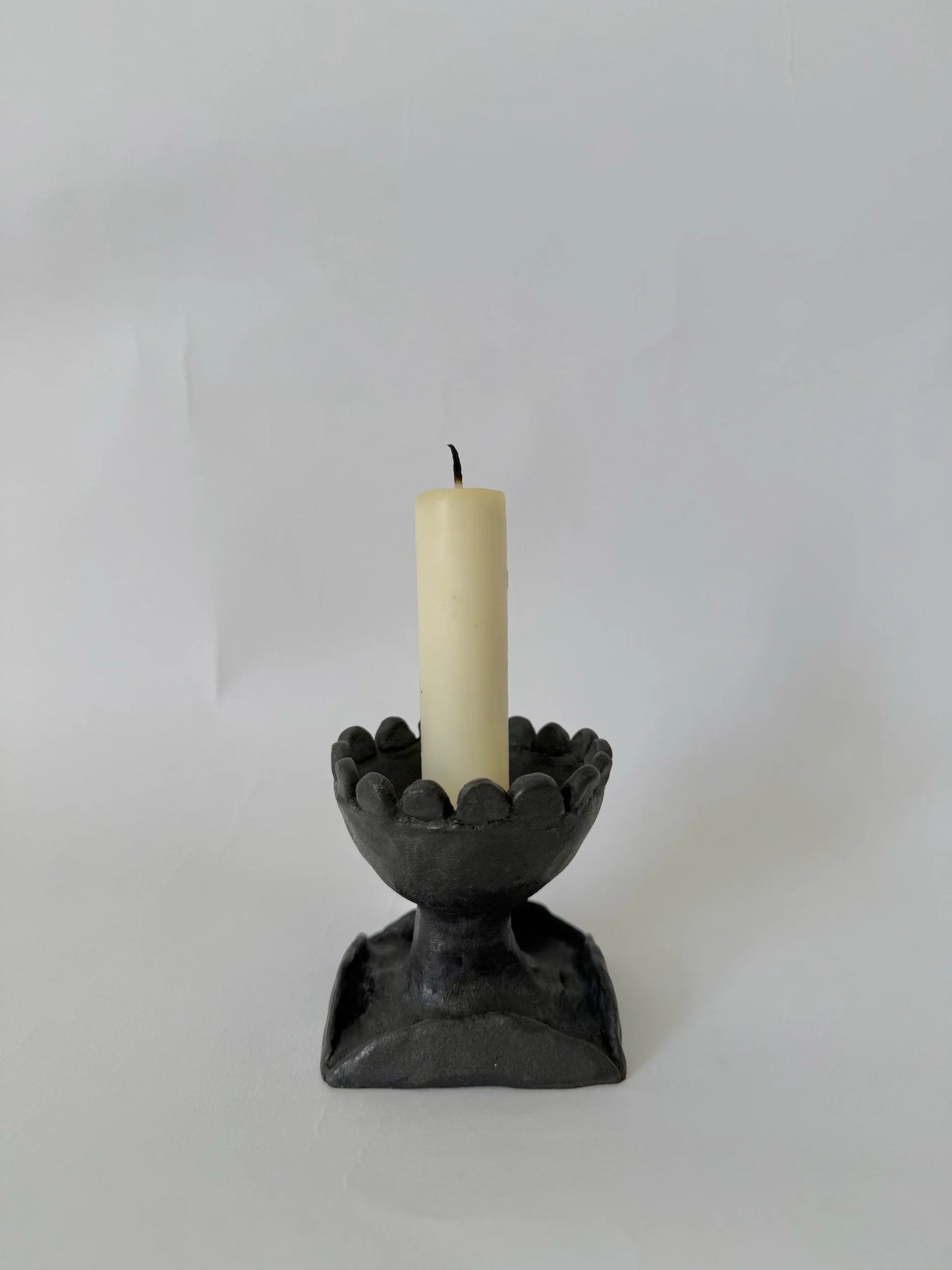 petite chalice scalloped candleholder