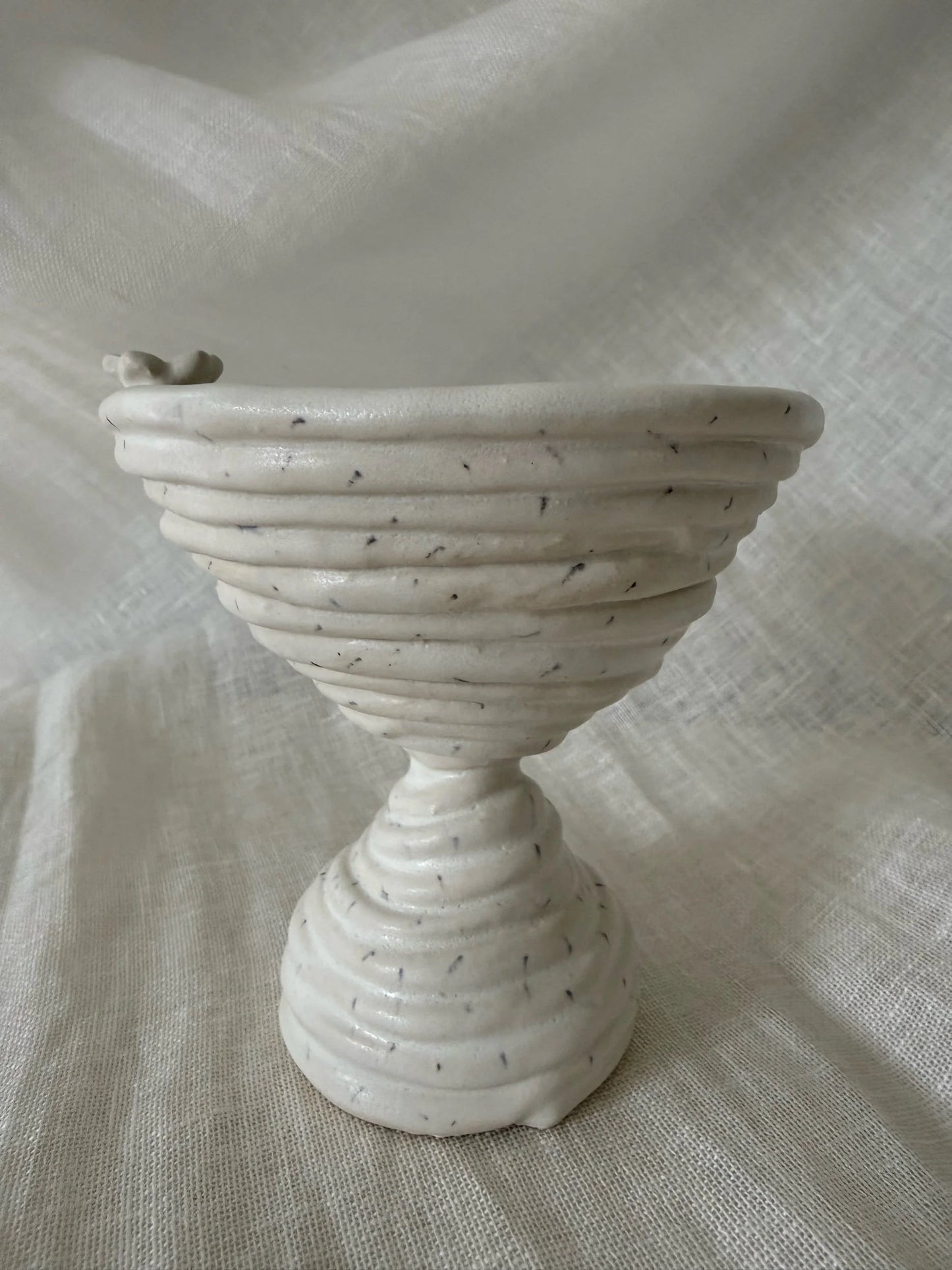 sprinkled pedestal bowl