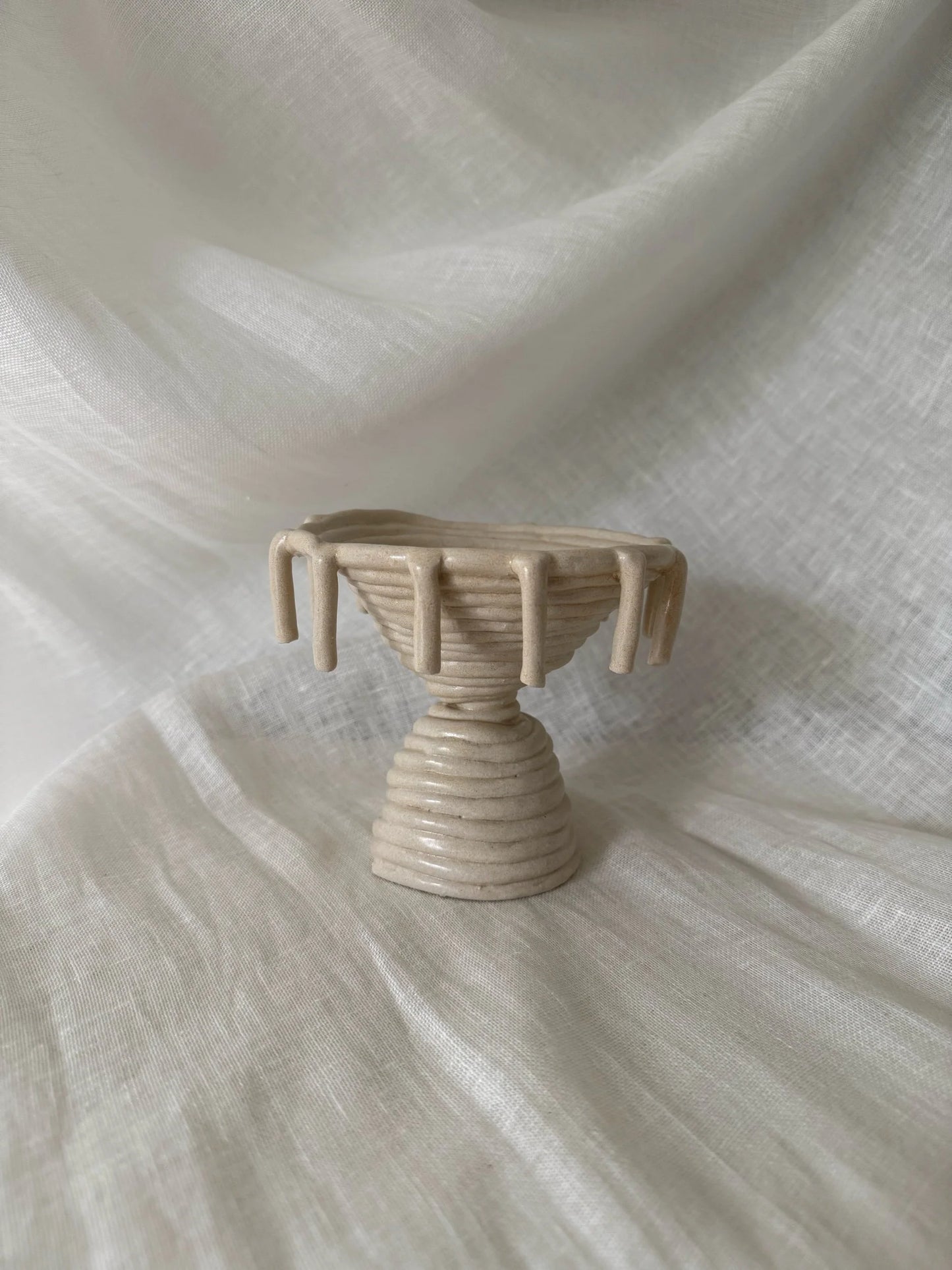 floating flower pedestal incense sculpture