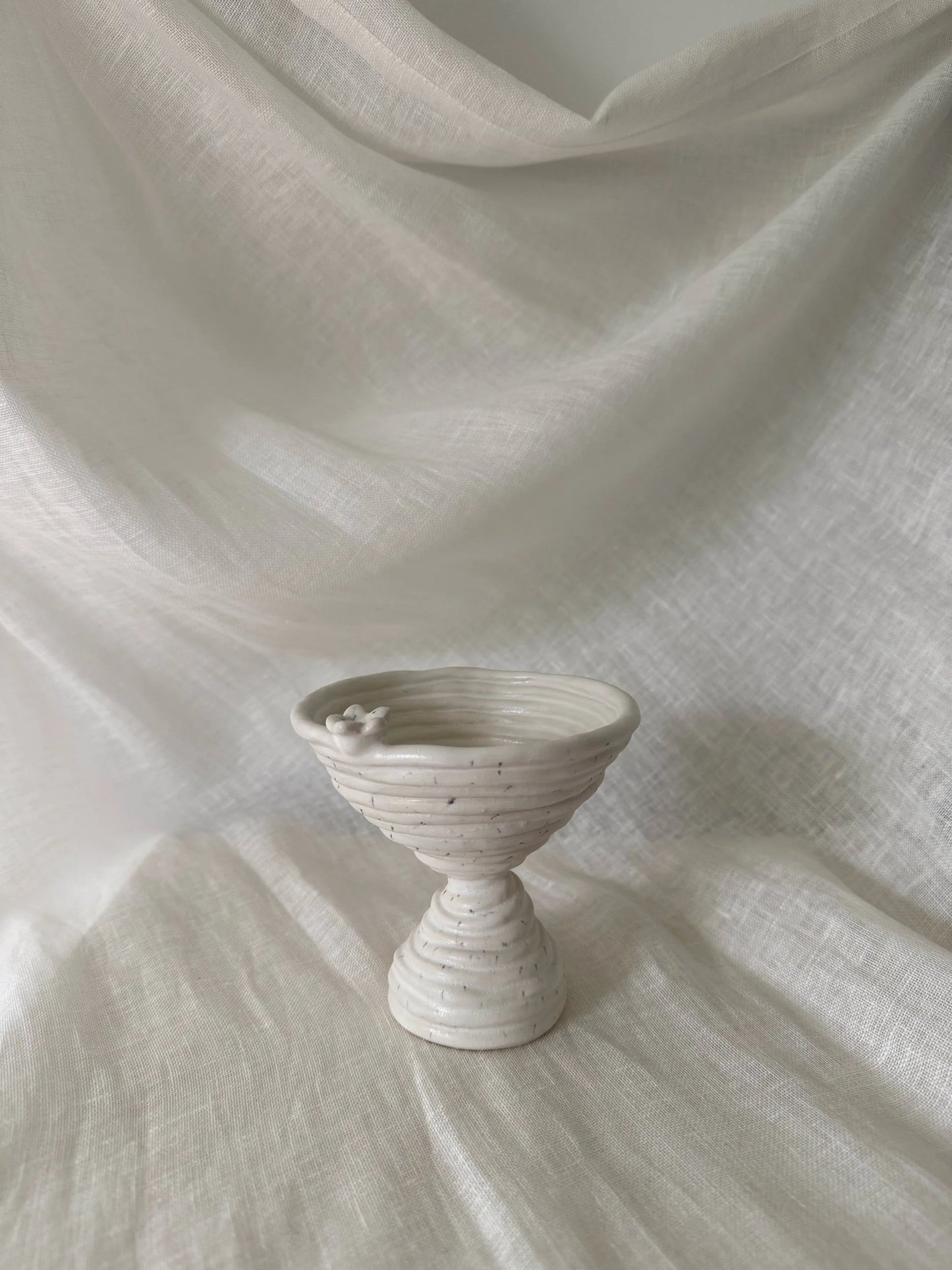 sprinkled pedestal bowl
