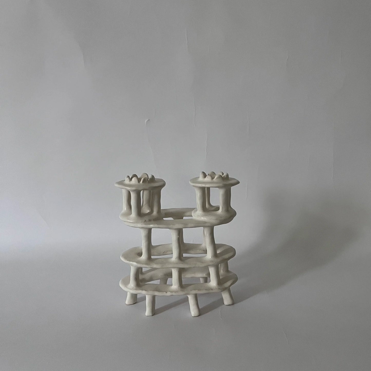 double colosseum candleholder