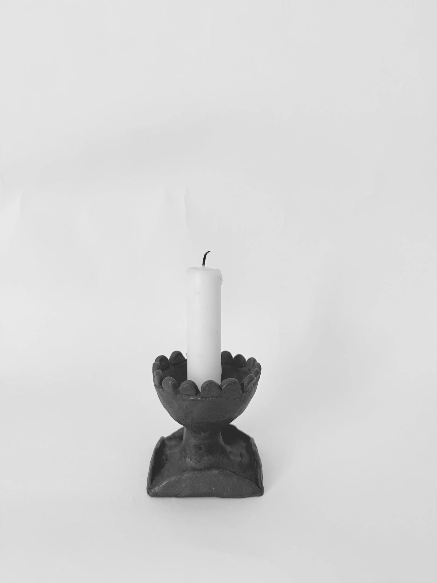 petite chalice scalloped candleholder