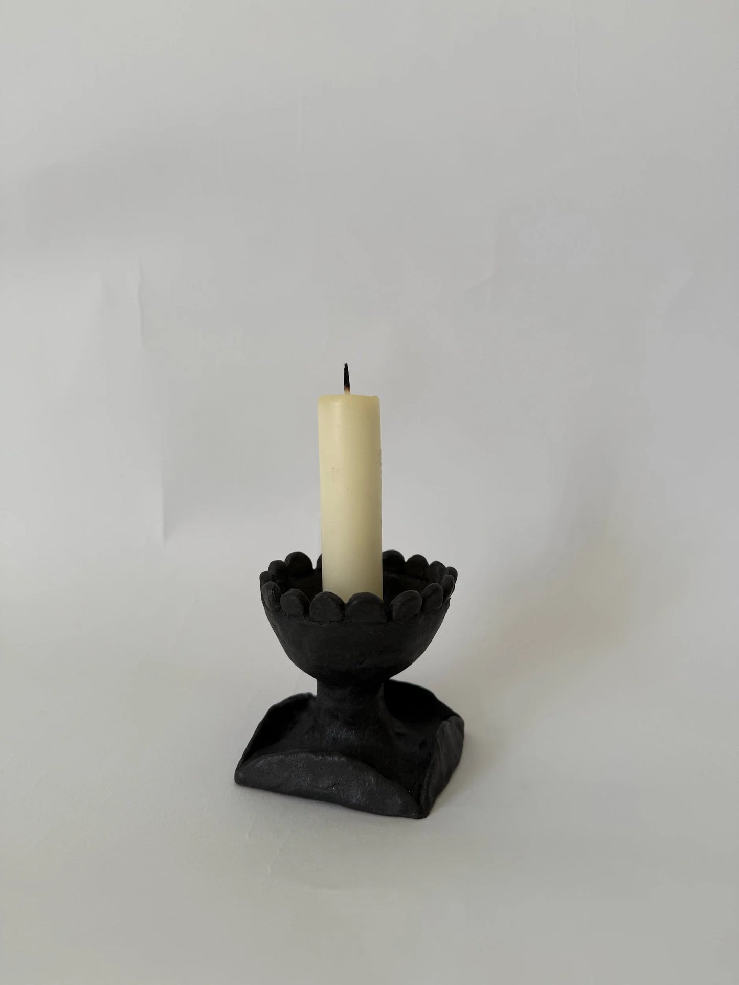 petite chalice scalloped candleholder