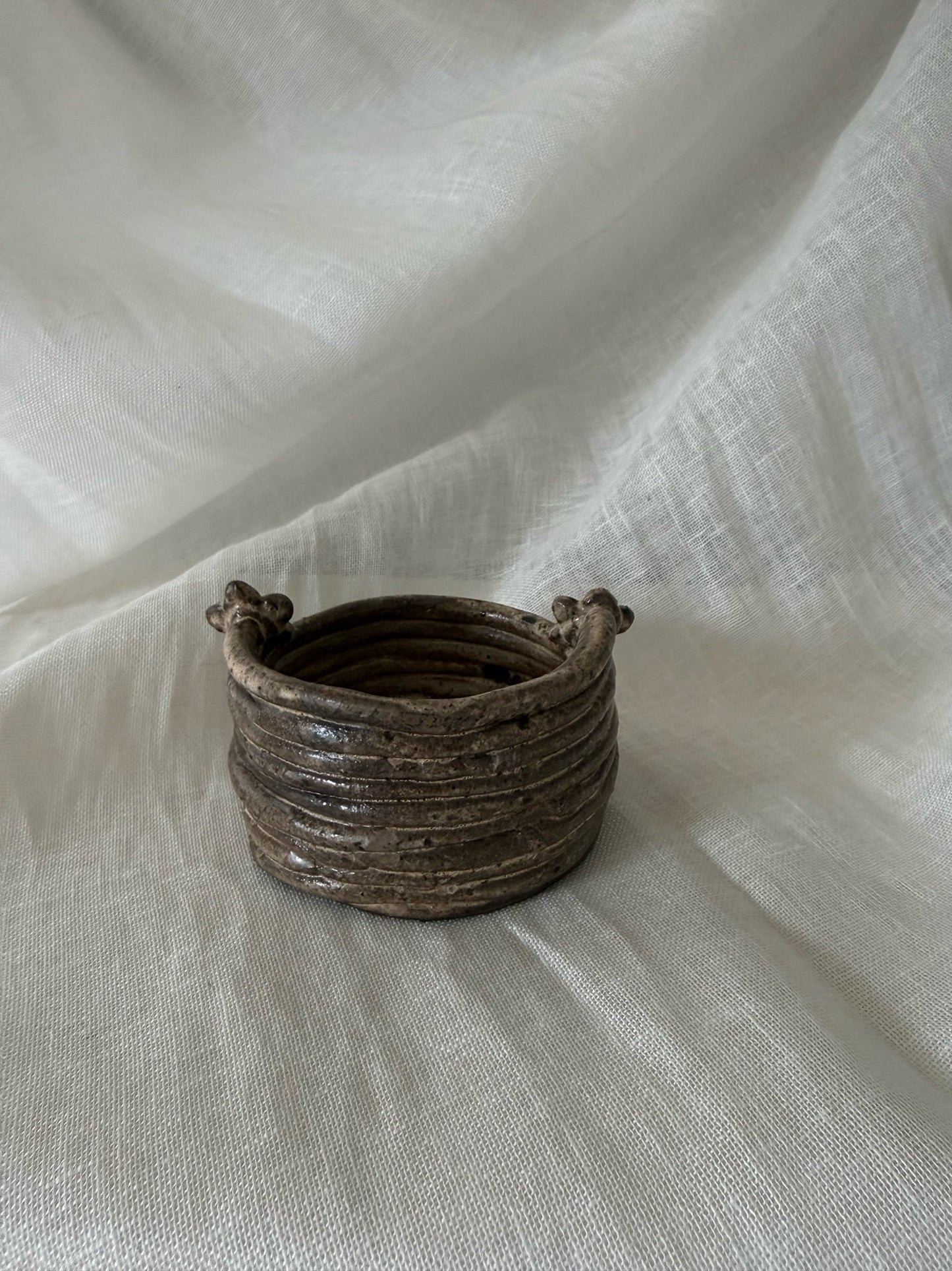 double flower snack bowl