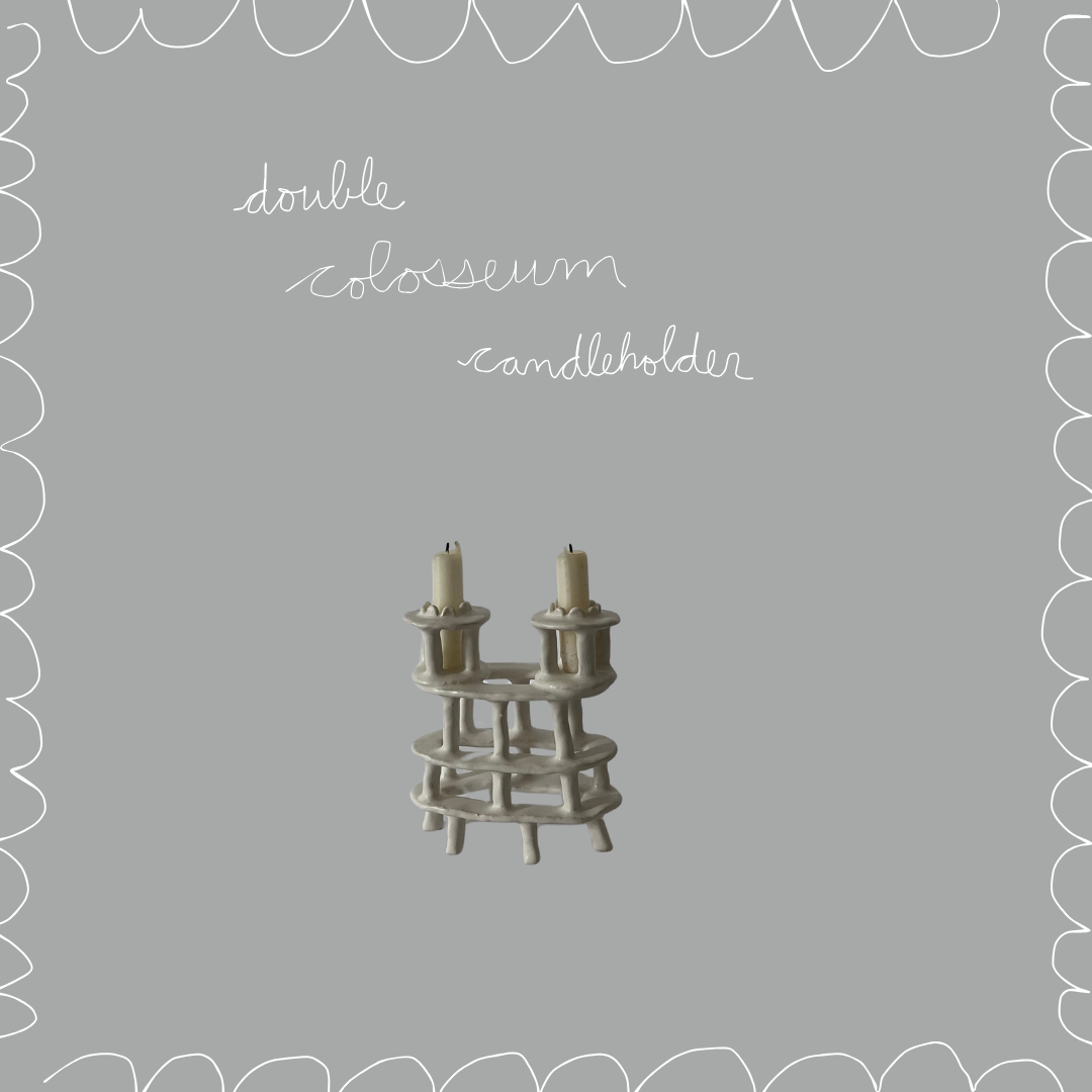 double colosseum candleholder