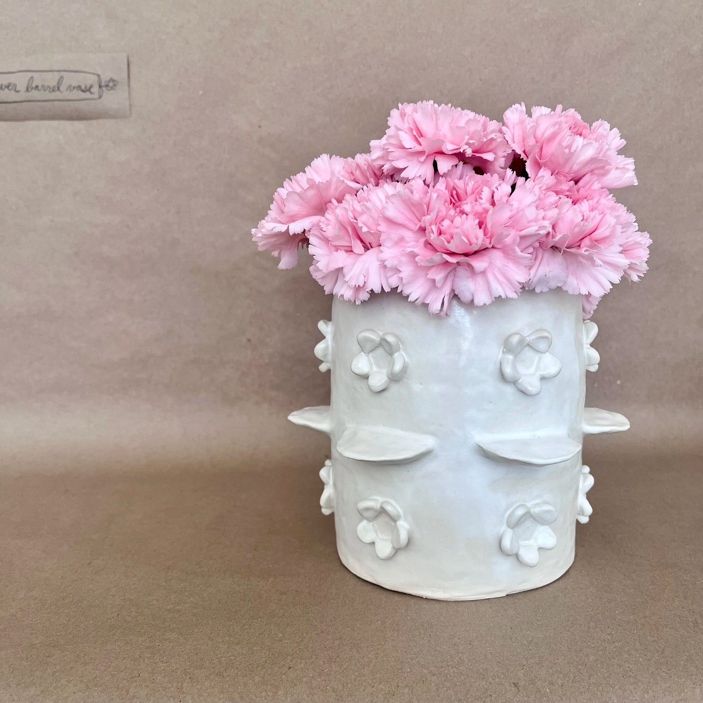 flower barrel vase