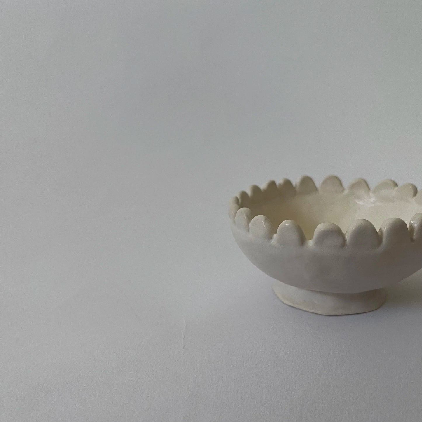 petite footed bowl