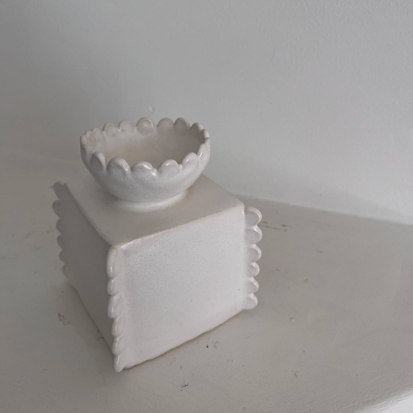 scalloped altar