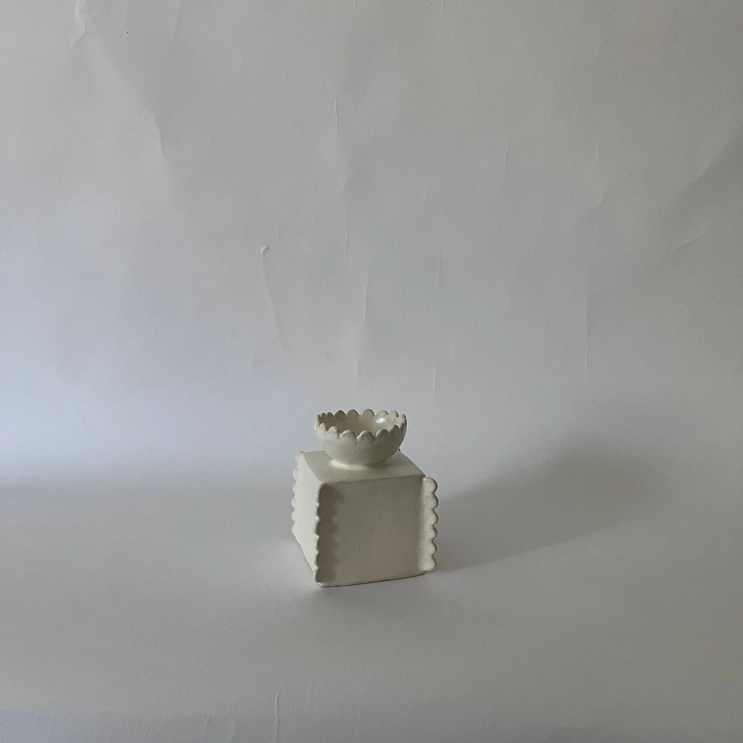 scalloped altar